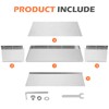 Aluminum Gas Can Holder Rack, Fuel Can Mount fits Two