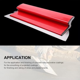 Fiacvrs Drywall Skimming Blade, High Grade Skimming Drywall Smoothing Spatula Plastering Durable Semi Flexible Finishing Trowel, Speed Skim Wall Plastering Tools(size:25cm)