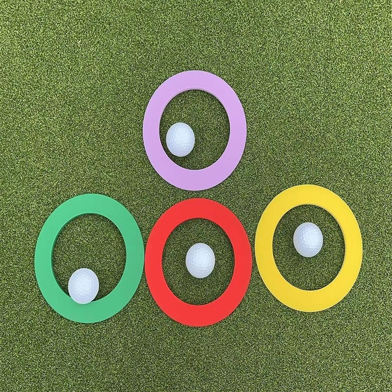 Laroal 3-Piece Golf Putting Hole Cup Ring Indoor Putting Cup