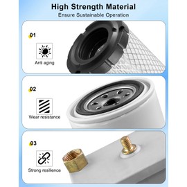 Vaticas Filter Kit Fit for Cummins Onan Quiet Diesel, Compatible with RV Diesel Generator HDKCA HDKCB A-C, Replace 1220893 1403071 1492513 LF3706 AF25550 FF236 B7152 BF806 RS3715