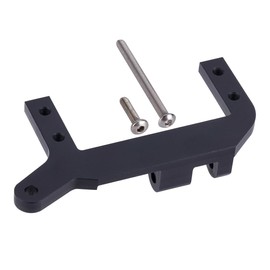 TRX4 Servo Mount Stand，Aluminium TRX4 SOA Mount 4-Link Suspension for 1/10 RC Crawler Car TRX-4 Servo on Axle Mount Upgrade (Black)