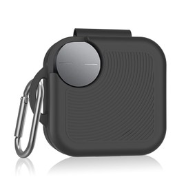 POZCIS for CMF Buds Pro 2 Case Cover, Soft Silicone Protective Earbuds Case, Only Compatible with CMF Buds Pro 2, Headphones Case with Carabiner Accessories Set(Black)