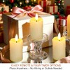 HOME MOST 6-Pack Ivory Votive Candles with 10-Key Remote &