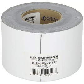 Eternabond 4" x 12 ft Eternabond Roof Leak Repair Tape Patch Seal - WHITE - 12 Feet 12 Foot