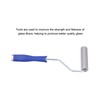 30x125mm Aluminium Alloy Fiberglass Roller Durable Bubble Paddle Tool Laminating