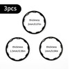 Luckious Bicycle Flywheel Freewheel Washers - 3 PCS Aluminium Alloy