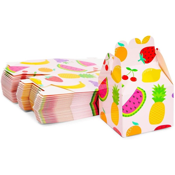 Sparkle and Bash 36 Pack Twotti Frutti Party Favor Boxes, 2nd Birthday Decorations (3.5 x 2.75 In)