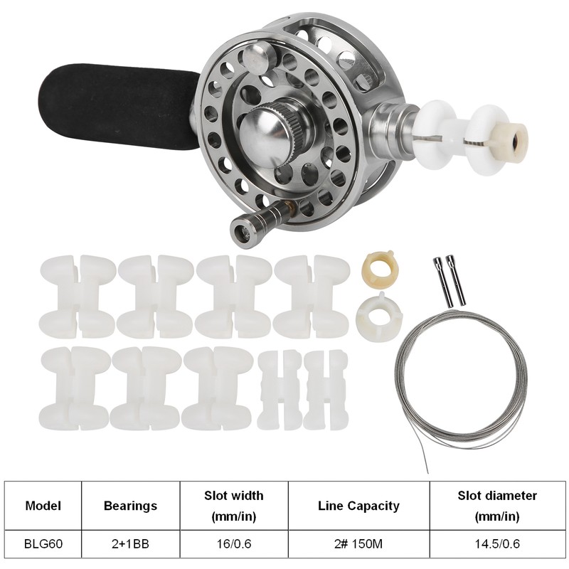 Metal Reel 2+1 Bearings High Speed Durable Fishing Wheel with