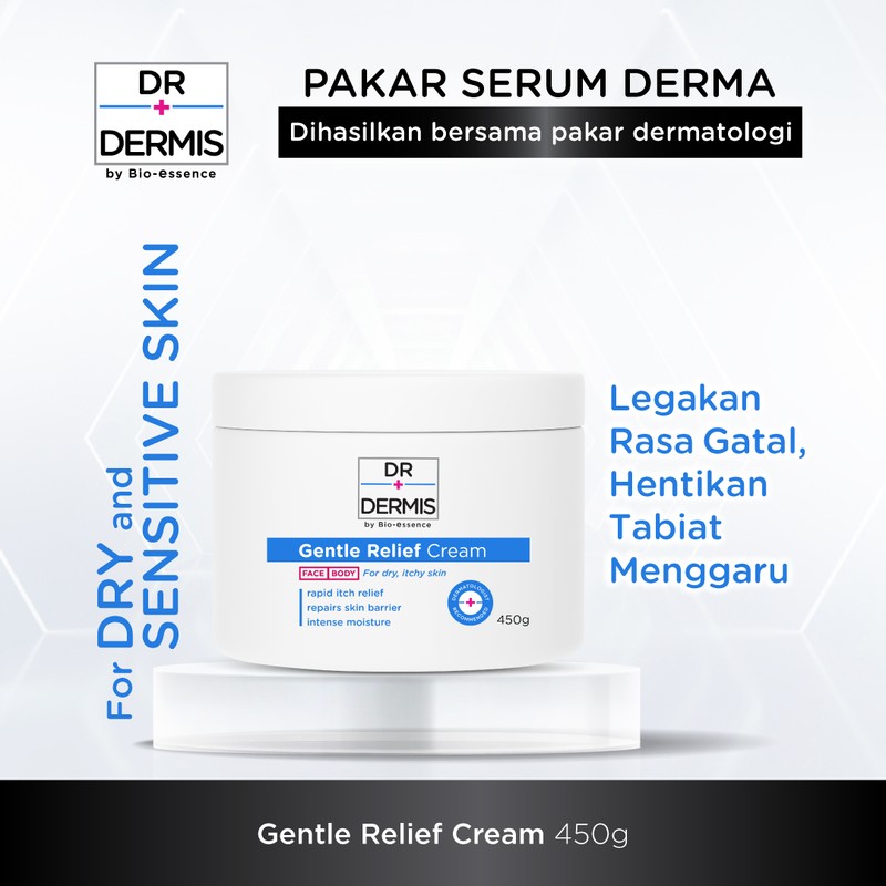 Dr Dermis Gentle Relief Cream 450g | For Dry and