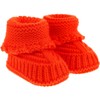 TEHAUX 1pair Handmade Knitted Booties Soft Woolen Yarn Boy Girl