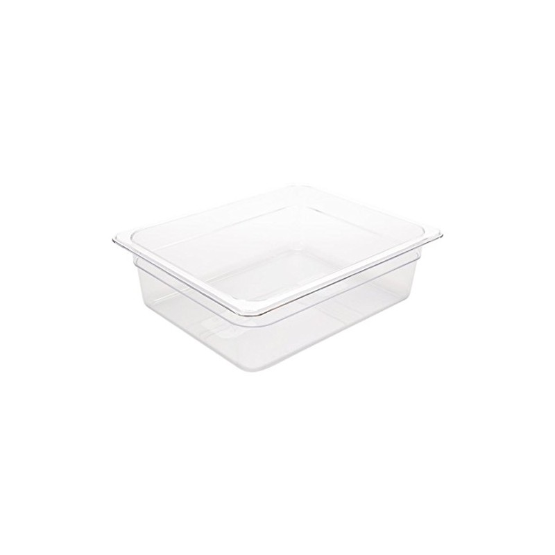 Vogue U229 1/2 Gastronorm Container 100mm 6 Litre Clear Catering