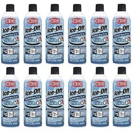 CRC 12 PACK CRC ICE-OFF WINDSHIELD SPRAY DE-ICER 05346 W/POWER JET TECHNOLOGY 12oz