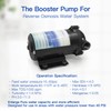 Geekpure Reverse Osmosis Booster Pump Kit with Transformer + High