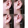 Limerencia Titanium Hoop Earrings for Men and Women, G23 Medical