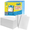 52 Count Upgrade Convex Point Magic Sponge Eraser Sheets,Disposable Portable