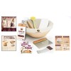 Baking Made Easy: 9-Inch Sourdough Proofing Basket Gift Set for