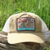 Red Dirt Hat Company Adjustable Snapback Hat (Khaki/White - Dosey