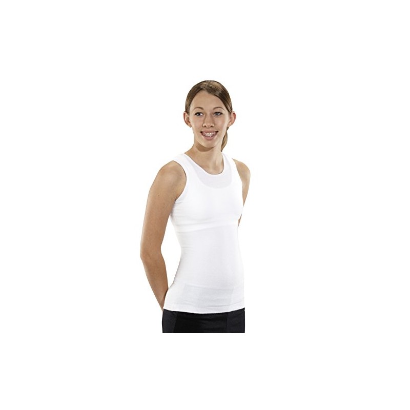 KNIT-RITE Torso Interface Crew Neck Tank - Coolmax (White, X-Small
