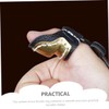 NOLITOY Finger Guard Thumb Protector Leather Shooting Sleeve for Arrow
