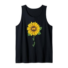 Australian Shepherd Mom Sunflower Aussie Lover Mama Gifts Tank Top
