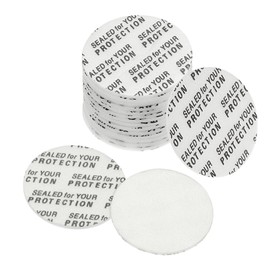 PATIKIL 25mm/0.98" Foam Lid Liner, 150 Pack PS Foam Resistant Tamper Pressure Sensitive Seal for Bottle Cap Liners Seals