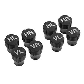 baytronic 8-Piece Wheel Marker Set Tyre Marker Wheel Marker Valve Caps Set