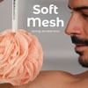 MainBasics Bath Shower Loofah Sponge Pouf Body Scrubber Exfoliator Body