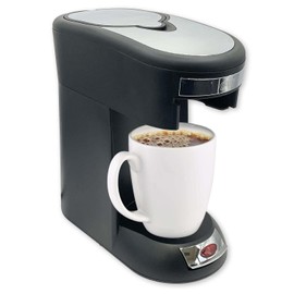 Café Valet Single Serve Coffee Maker, Brews 10 Ounces of Coffee or Hot Water, Compatible with Café Valet Coffee Packs