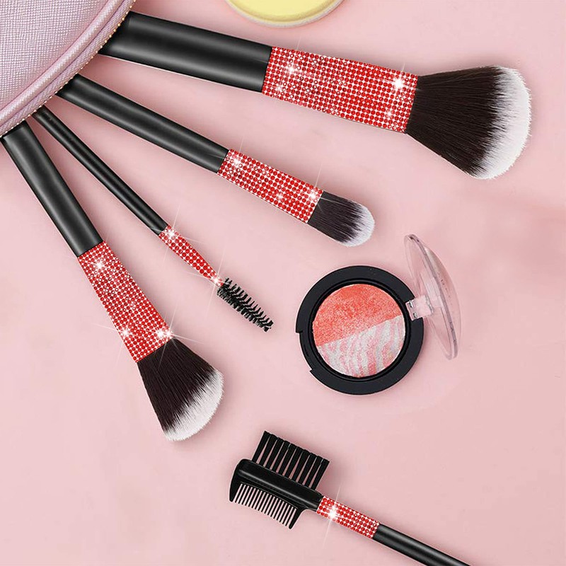 Self Adhesive Red Crystal Rhinestone Strips Diamond Ribbon Bling Gemstone