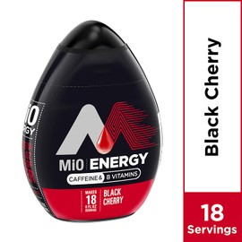 MiO Energy Black Cherry Liquid Water Enhancer Drink Mix (1.62 fl oz Bottle)
