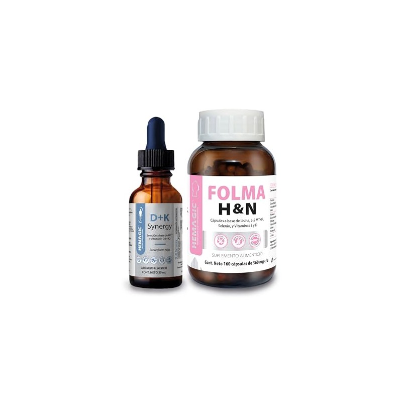 Kit Folma Synergy Biotina Mthf Vitaminas