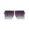 GRFISIA Square Oversized Sunglasses for Women Men Flat Top Fashion