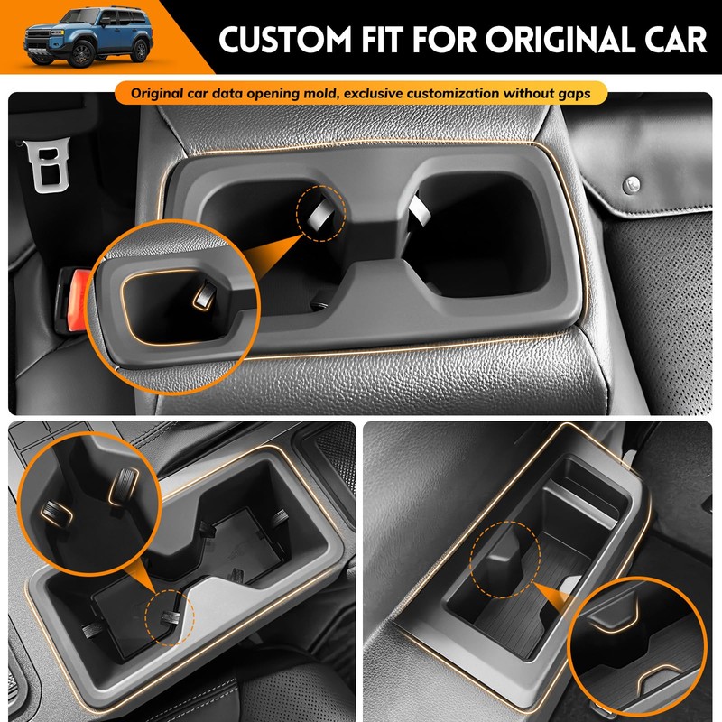 HUYINPJ Cup Holder Compatible with Toyota Land Cruiser 250 Prado