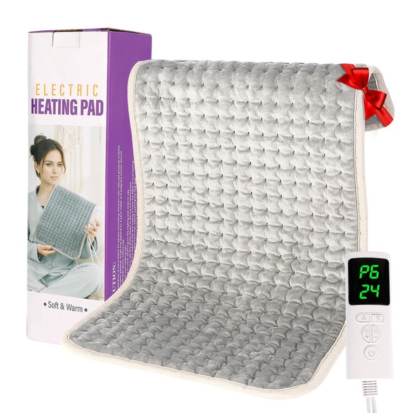 iulrtba Electric Heat Pad for Back Neck Shoulder Belly, 12''