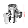 Laroal Three-Way Diverter Valve Tap Connector Suitable for M22 M24