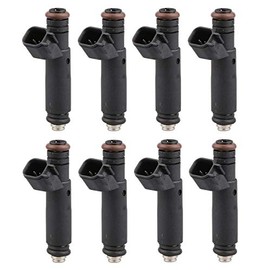 MOSTPLUS 8 PCS Fuel Injectors 4L3E-B4C Compatible for Ford F-150 E-150 Explorer Mercury Mountaineer 4.6L 04861238AB FJ867