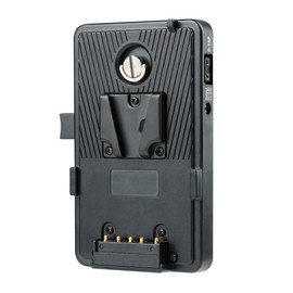 VILTROX V Mount Battery Plate, V-Mount Battery Bracket Plate, 14.8V/ 2.5A-5.5A DC, D-tap Output