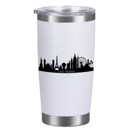 Generic Las Vegas 20oz tumbler cups, White