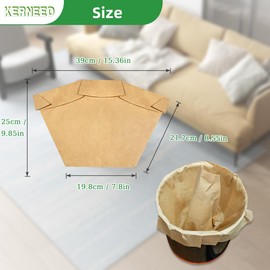 12 Pack Type BP Vacuum Bags Fit for Hoover C2401 Shoulder Vac and Back Pack Vacuum Cleaner, Replace Part #401000BP, 1KE2103000, 41-2402-02