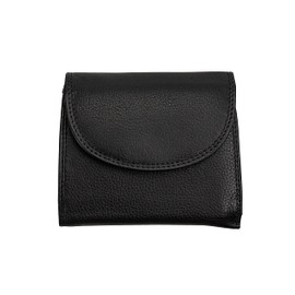 Josephine Osthoff 910 Women's Leather Large Wallet Small Wallet Credit Card Holder Coin Purse with Coin Compartment Genuine Leather RFID Protection, black, coin purse