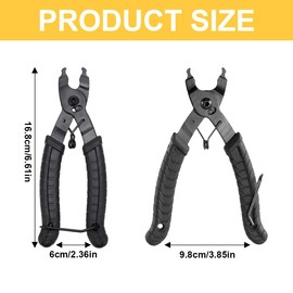 Chain Pliers, Bicycle Chain Pliers, Bicycle Quick Link Tool for Opening and Closing, 2 in 1 Plier for Opening and Closing, Easy to Use Portable Chain Removal Pliers