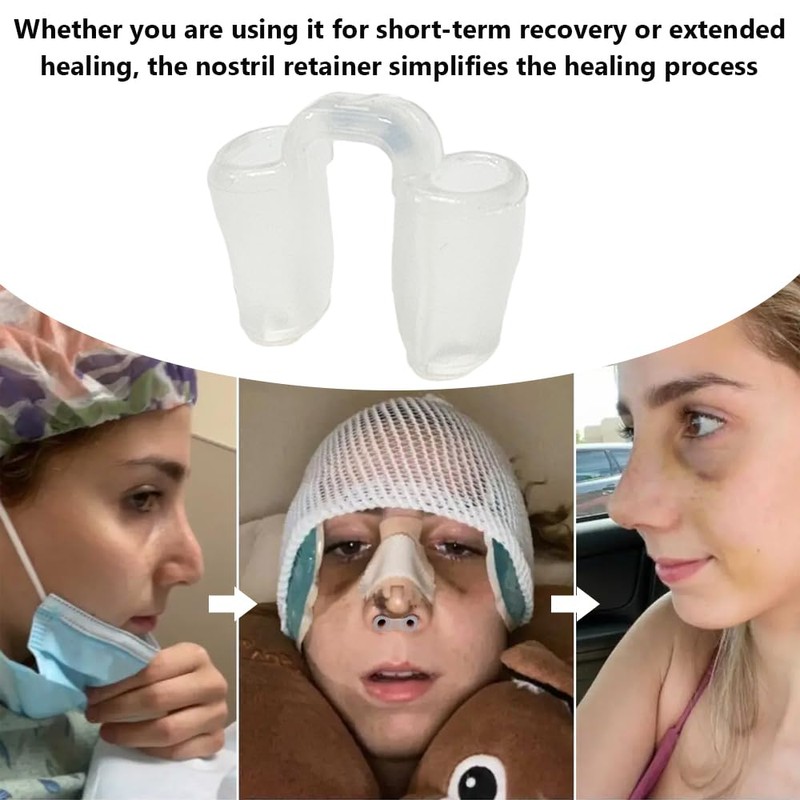 Nostril Retainer - Nose Internal Support Protector for Brace Fracture,