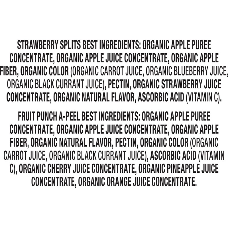 Annie's Organic Fruit Peel-A-Parts Fruit Snacks, Strawberry and Fruit Punch,