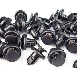 Woodzdon 15 Pcs Bumper Clip Splash Shield Retainer with Metal Insert Replace 91505-S9A-003 for Honda Accord Civic Crosstour CR-V CR-Z Fit Element HR-V Insight Odyssey Pilot Ridgeline 10mm Hole