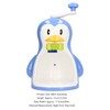 Shaved Ice Machine ABS Penguin Shape Blue Household Portable Manual