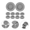 TEHAUX 15pcs Air Conditioner Drain Stoppers Elastic Plugs for Ac