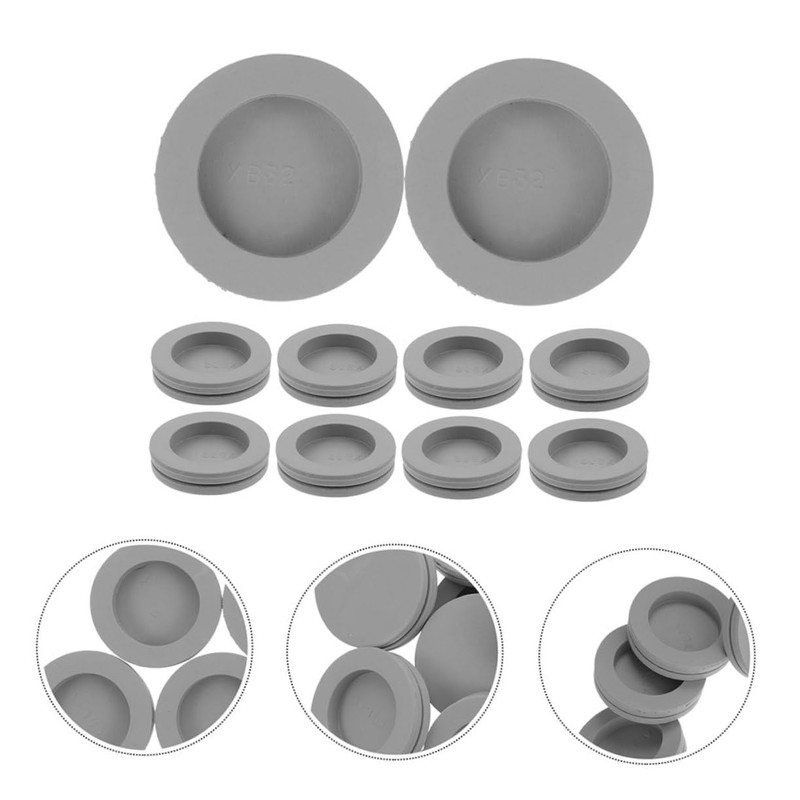 TEHAUX 15pcs Air Conditioner Drain Stoppers Elastic Plugs for Ac