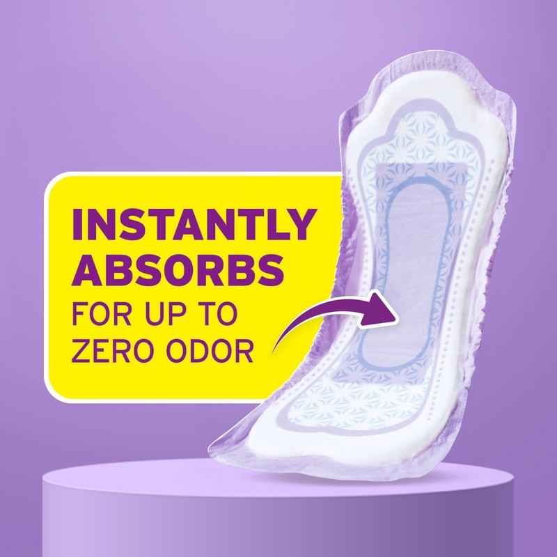 Poise Incontinence & Postpartum Pads for Bladder Leaks, 6 Drop