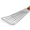 MEETOZ Stainless Fish Spatula, Nonstick Spatula Turner, Thin Slotted Spatula