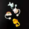 Lemonadeus Silicone 4PCS Straw Tips Cover Reusable Drinking Straw Tips